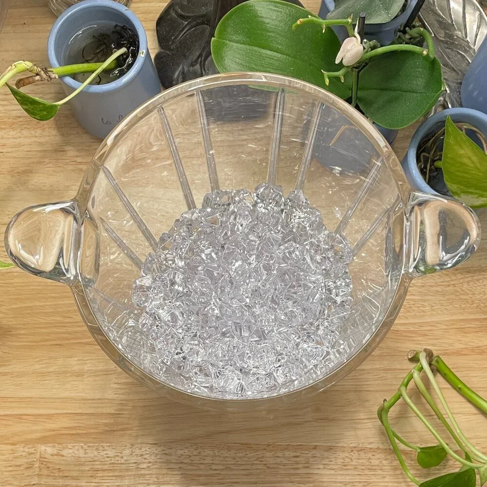 VINTAGE CRYSTAL Ice Bucket in Excellent Used Condition